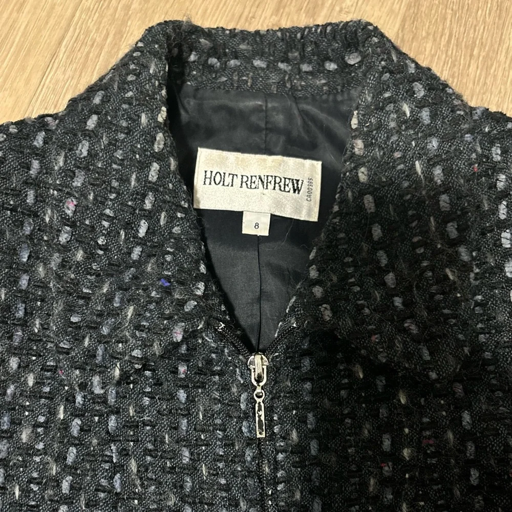 HOLT RENFREW vintage wool skirt suit - Picture 7 of 11